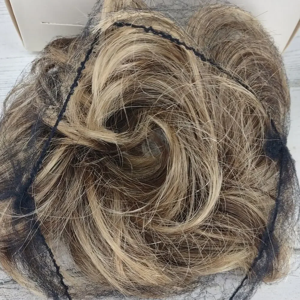 Raquel Welch NEW Put On Piece Pony Hair Pouf Color R1020 Brown/Blonde